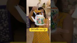 Thumbnail: 50 years old kettle makeover #homedecor #youtubeshorts  #diy #art