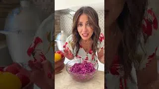 Thumbnail: I make a jar of this every single week (Pickled Cabbage) #cabbage
