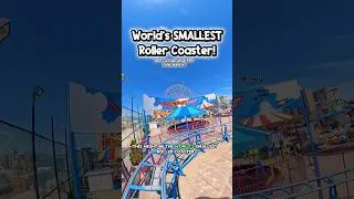Thumbnail: World’s SMALLEST Roller Coaster! #amusementpark #rollercoaster #themepark #coneyisland #brooklyn