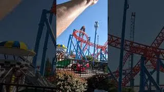 Thumbnail: Just in time!  #shorts #rollercoaster #povphotography
