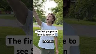 Thumbnail: The first people to see Superman