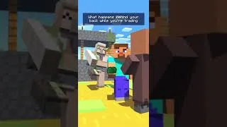 Thumbnail: Trying To Trade In Minecraft (TMB #Shorts)