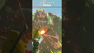 Thumbnail: Epic Hinox Battle in Zelda: Breath of the Wild! #shorts