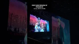 Thumbnail: FIRST PREVIEW EVER OF FROZEN 3 #d23 #frozentrailer #disneyplus