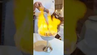 Thumbnail: Crème Brûlée on FIRE at The Guild Dubai!#shorts#sweet#dessert#dubai