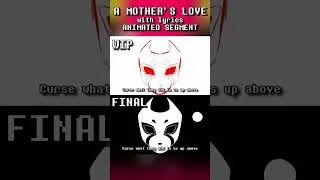 Thumbnail: A Mother's Love - Cover with Lyrics // ANIMATION from WIP to FINAL #undetale
