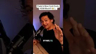 Thumbnail: Comment down below: where and how much do you pay to play padel? 👇 #padeltennis #padelnewyork