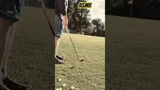 Thumbnail: One of The Most Satisfying Sounds in Golf ⛳️ ASMR One-Handed Chipping Practice #golflife