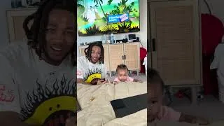 Thumbnail: DAD AND DAUGHTER SHARE A HILARIOUS MOMENT  #funny #family #shorts