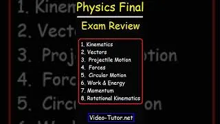 Thumbnail: Physics Final Exam review