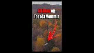 Thumbnail: What It's Like to Have an Off-Grid "Cabin" on a Mountain - Under a Minute Adventure #short #shorts