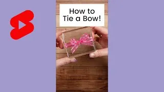 Thumbnail: How to Tie a Bow #shorts