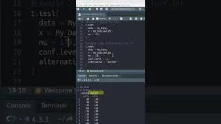 Thumbnail: One Sample T-Test wit R #rstats #rprogramming #datascience