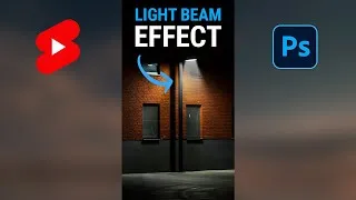 Thumbnail: How to Create a LIGHT BEAM Effect in Photoshop #shorts