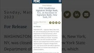 Thumbnail: Important Update to Silicon Valley Bank Failure