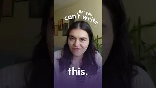 Thumbnail: Most writers would get stuck on this #writinghelp #writingtips