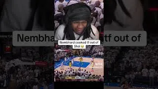 Thumbnail: NEMBHARD COOKED SHAI  #nba #insane #basketball #cooked #nbafinals2025