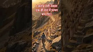 Thumbnail: 1 करोड़ देवी-देवता एक ही रात में पत्थर बन गए !#shortvideo #viralvideo