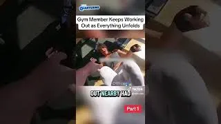 Thumbnail: Gym Members Keeps Exercising While Absolute Chaos Unfolds Around Them #Gym #Workout #Police #Unbothe