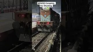Thumbnail: WDM3D Diseal Engine Complete His Shunting Job✅ #shorts