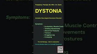 Thumbnail: Involuntary Muscle Twisting (DYSTONIA) Rife Frequency Therapy | 60 Sec | #Shorts