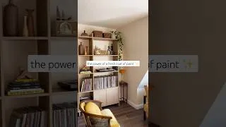 Thumbnail: 1 week of work in 45 seconds 😅 #cozyhome #beforeandafter  #benjaminmoore