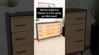 Thumbnail: Ikea Hack Alert!: Take two small solid wood dressers and make one large solid wood statement piece
