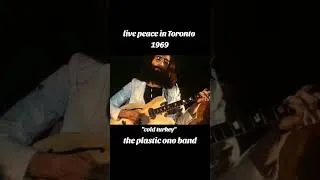 Thumbnail: "cold turkey ", Toronto 1969. John & Yoko, #live #rock #music #thebeatles