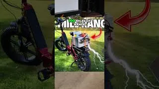Thumbnail: I Put a 48V "Home" Battery on My E‑Bike (100+ Miles?!)  #shorts  #powerqueen #primeday2026