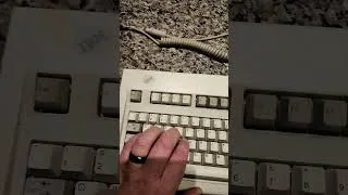 Thumbnail: I found an IBM Model M while Thrifting!!  #ibm #vintage #retropc #thrifting #retrocomputing #shorts