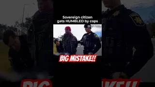 Thumbnail: Sovereign Citizen Gets HUMBLED By Cops 😳 #police #bodycam