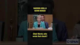 Thumbnail: Warren calls out Fed Chairs MASSIVE 'bribe' days before taking office