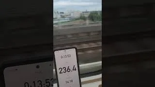 Thumbnail: Bullet Train Speed - 238kmh