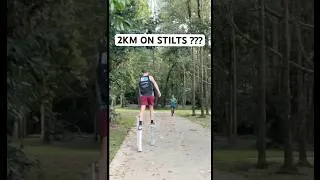 Thumbnail: I Tried Walking 5KM on Stilts… I Only Made 2KM 😳