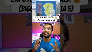 Thumbnail: GTA 6 FULL Map Leaked! 😱 (Bigger Than GTA 5) #shorts