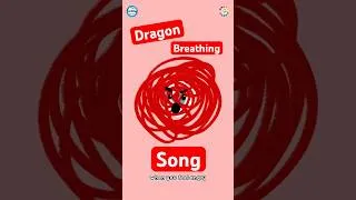 Thumbnail: Dragon Breathing song with Angry Scribble for children to learn emotional regulation. #educational