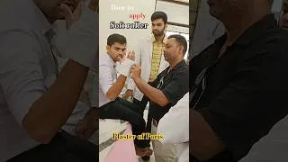 Thumbnail: How to apply soft roll || Plaster application technique #mbbs # ortho