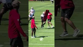 Thumbnail: #49ers Fred Warner leading LBs in drills