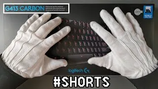 Thumbnail: Logitech G413 Carbon Amazon Romer-G Tactile Switch Sound Test and Unboxing - ASMR #SHORTS