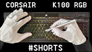 Thumbnail: Corsair K100 RGB Sound Test and Unboxing | Cherry MX Speed Switches - ASMR #SHORTS