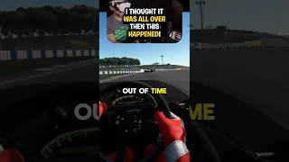 Thumbnail: Thought it was all OVER. Then THIS happened! #simracing #gaming #shorts