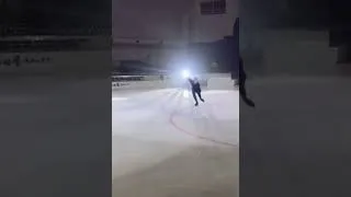 Thumbnail: Ilia Malinin’s Back Flip+Quad Toe! #figureskater #usfigureskating
