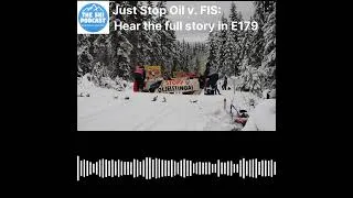 Thumbnail: 'Just Stop Oil' demonstrate against FIS & skiing