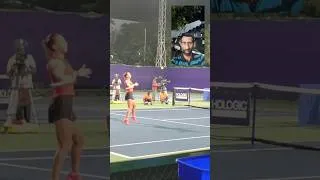 Thumbnail: #Diane Parry Insane High Forehand Winner in Slow Motion ✨ #WTA