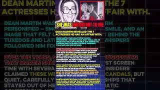 Thumbnail: Dean Martin Revealed The 7 Actresses He Had an Affair With. #movie#shorts