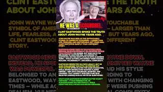 Thumbnail: Clint Eastwood Spoke The Truth About John Wayne Years Ago.#shorts #film