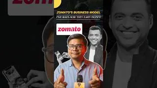 Thumbnail: How Zomato earns money? 💰 #businessmodel