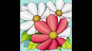 Thumbnail: Color inside the lines #PaintByNumbers #DigitalZen #TapToRelax #ShortsGlowUp #digitalart #asmr