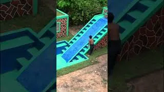 Thumbnail: Build Mud House   #Swimming Pool  #Waterpark Slide