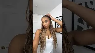 Thumbnail: OBSESSED with this new hairstyle! | trying miracle knots for the first time 🤍✨  #braids  #haircare